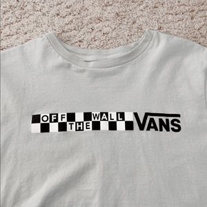 vintage vans crop top